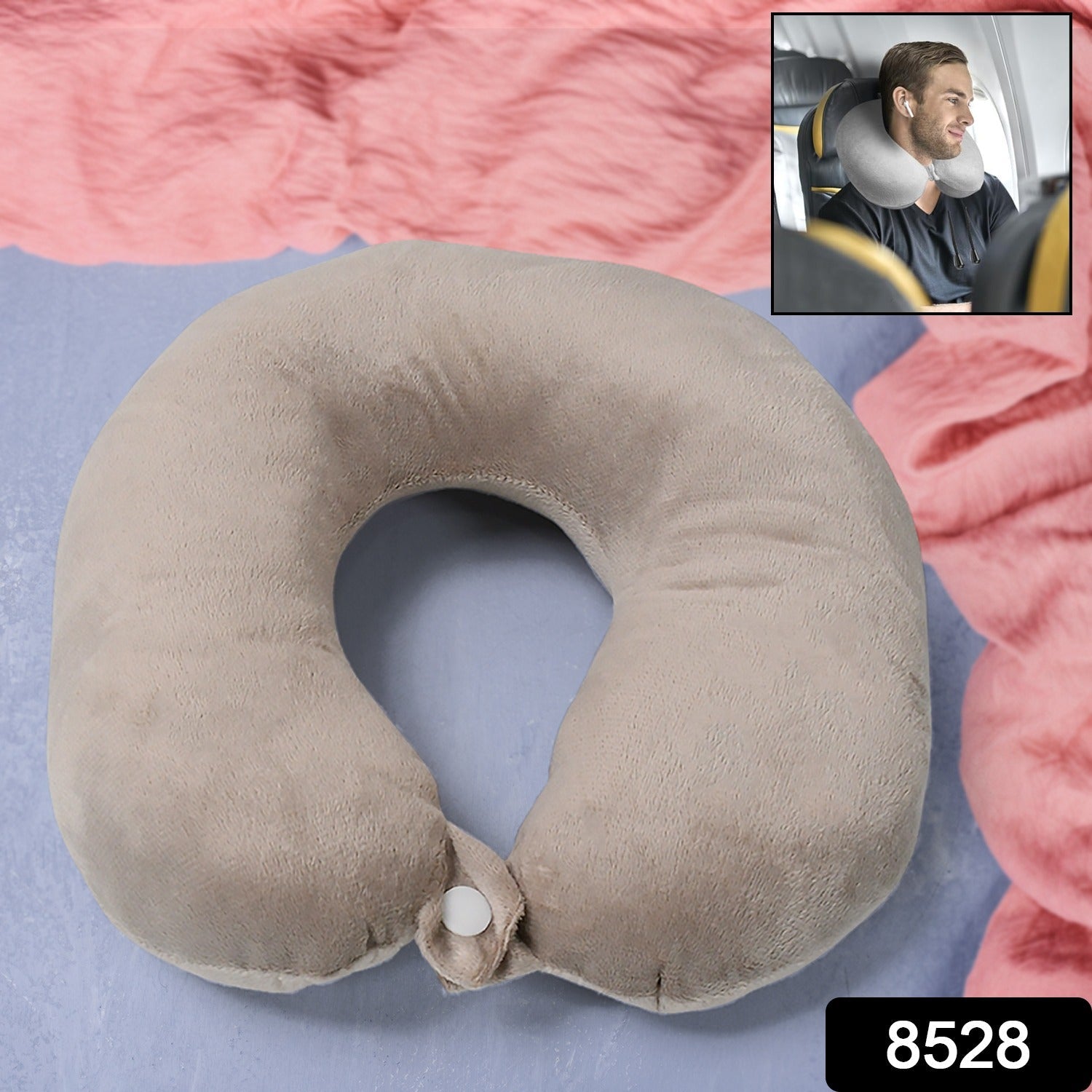 Soft Neck Pillow for Car, Home, Airplane Travel, Travel Neck Pillow for Sleeping & Travel Essentials for Neck Rest Multipurpose Comfortable Head Rest Neck Holder Pillow (1 Pc) Soft Neck Pillow for Car, Home, Airplane Travel, Travel Neck Pillow for Sleeping & Travel Essentials for Neck Rest Multipurpose Comfortable Head Rest Neck Holder Pillow (1 Pc)